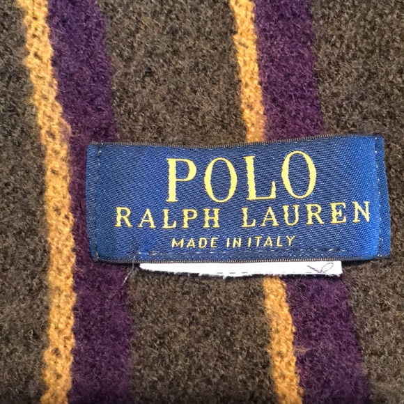 Polo by Ralph Lauren Mens Scarf - Picture 3 of 10